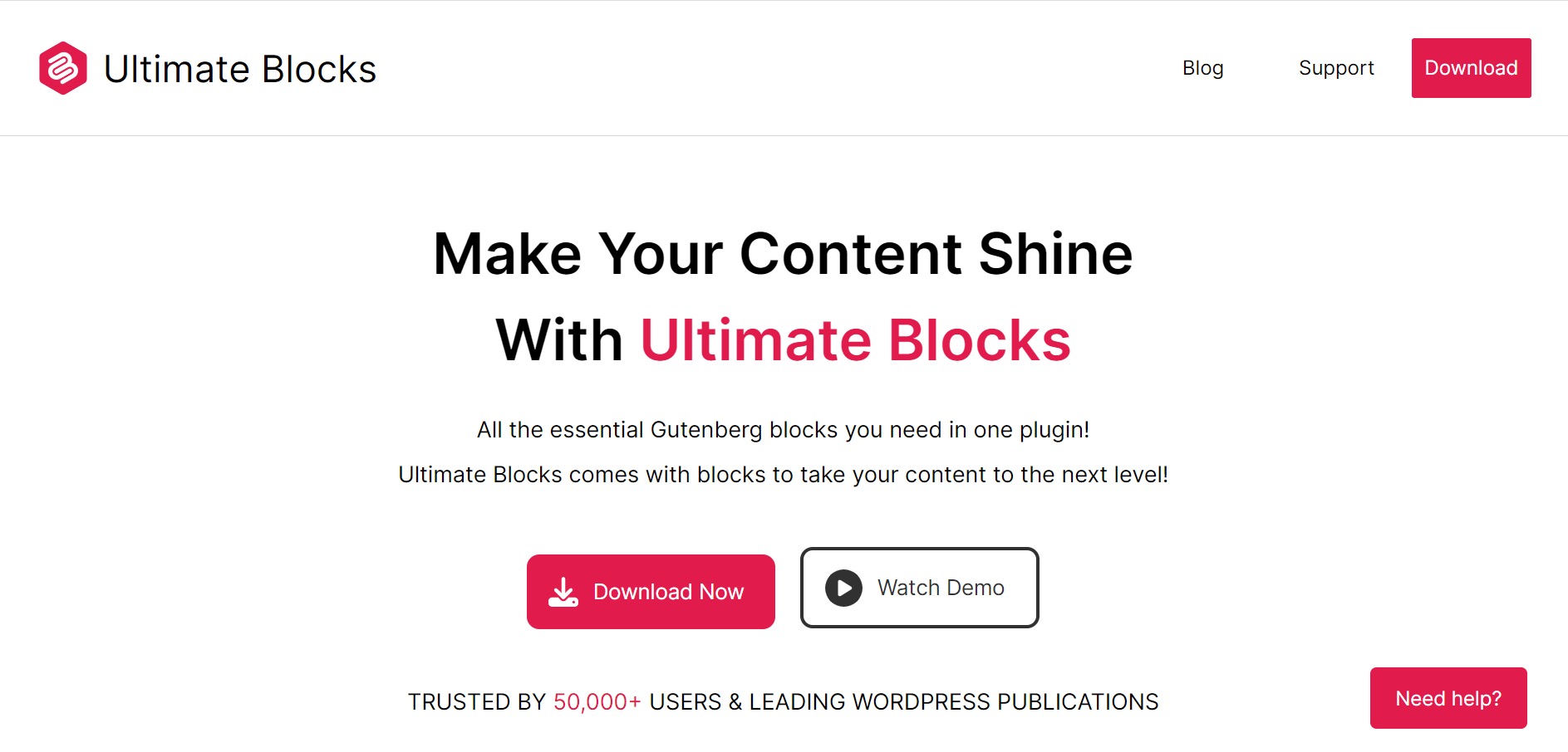 Ultimate Blocks функциональный