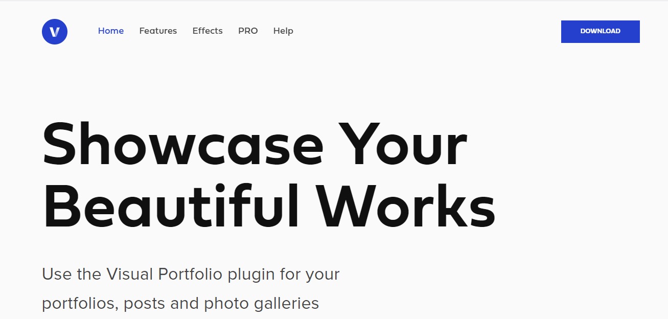 Visual Portfolio продвинутый